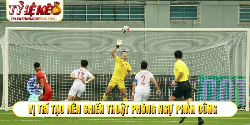 Vị trí tạo nên chiến thuật phòng ngự phản công